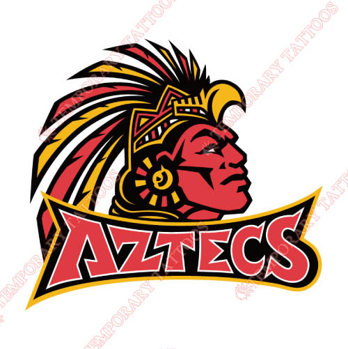 San Diego State Aztecs Customize Temporary Tattoos Stickers NO.6098